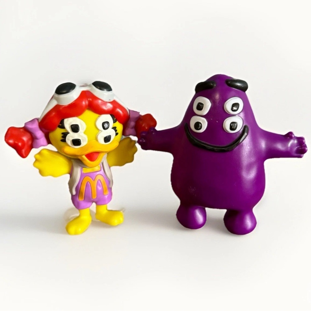 2022 McDonalds Adult Happy Meal Toy Birdie & Grimace Discontinued 4 Eyes Rare